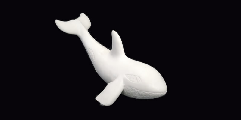 Sculpture of small Orca Whale