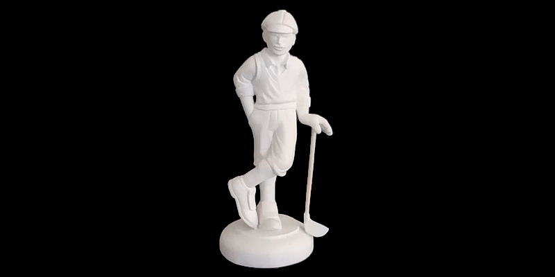 Sculpture of small Stylize Polar Bear