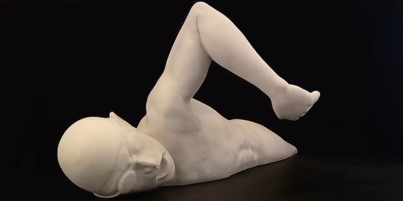 Sculptue of Swimmer
